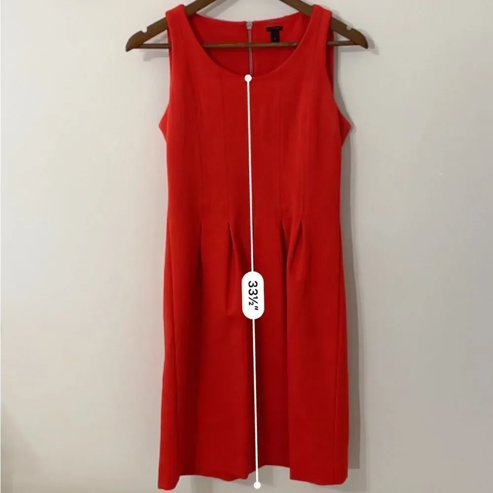 J. Crew red dress size 6 - Picture 10 of 11
